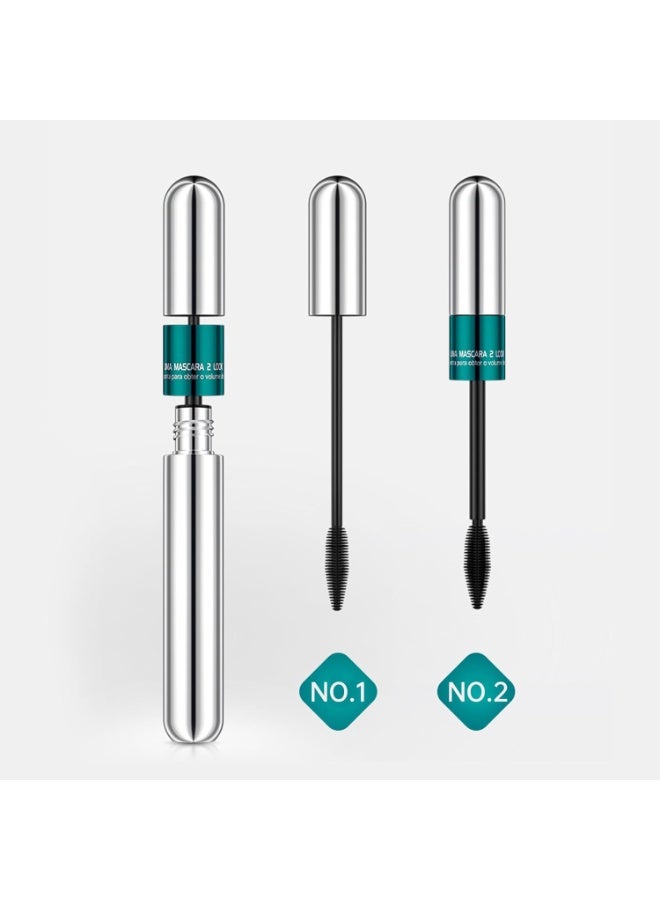 4D Silk Fiber Lash Mascara UK, 2 In 1 Waterproof Lengthening Mascara - Image 3